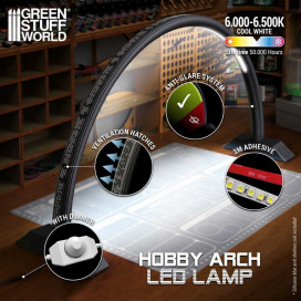 Lámpara de arco LED - Darth Black (GSW)