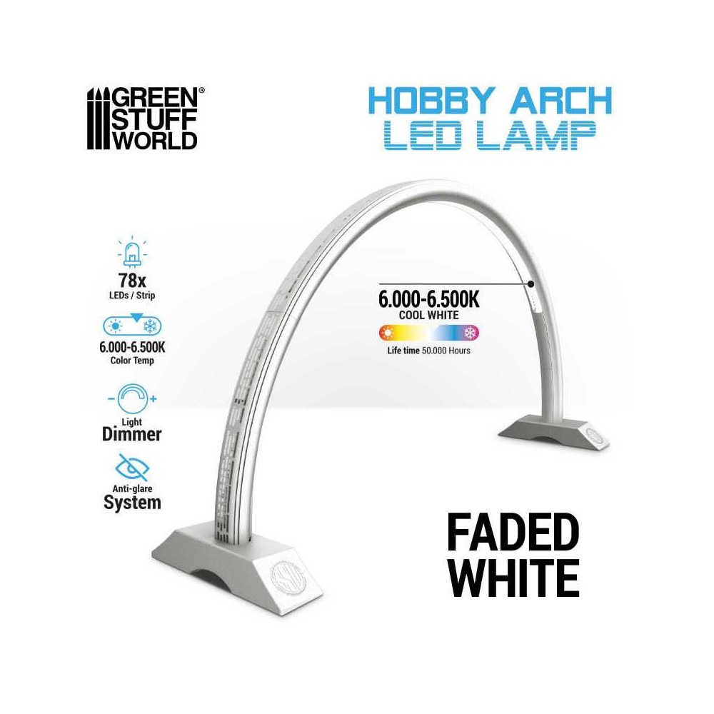 Lámpara de arco LED - Faded White (GSW)