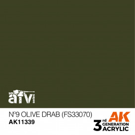 No.9 Olive Drab (FS33070)