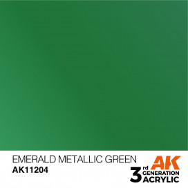 Emerald Metallic Green-Metallic 17ml