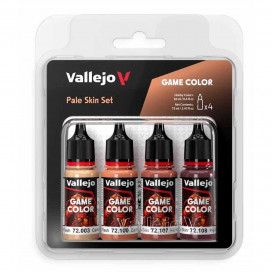 Game color set: Pale Skin 4x18ml - Piel pálida