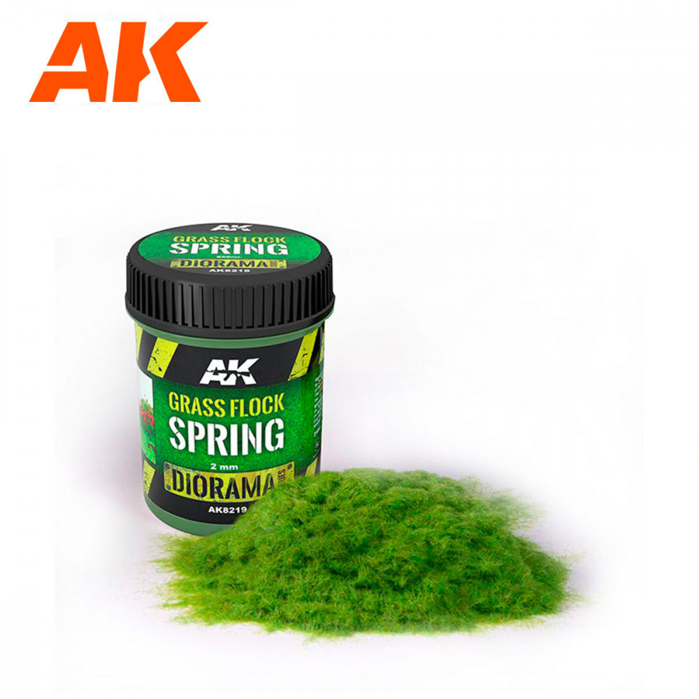 Grass Flock 2mm Spring - 250ml