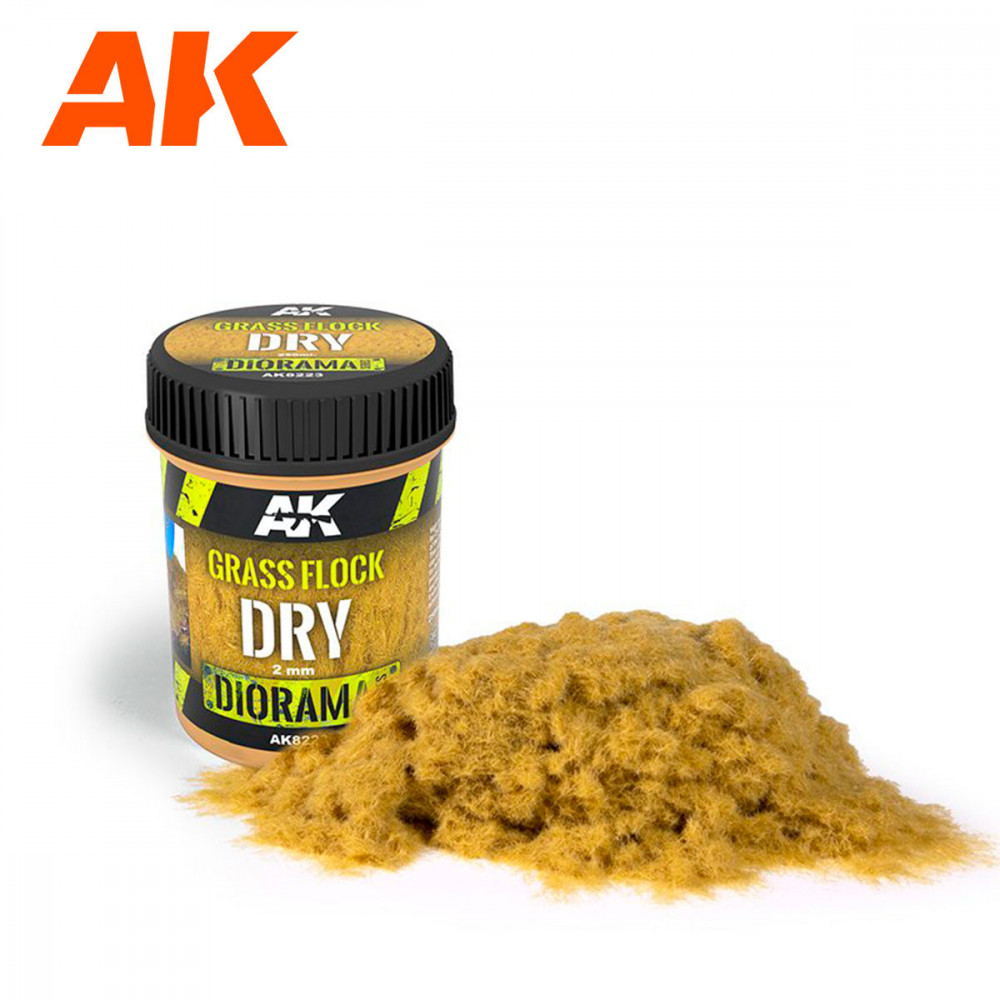 Grass Flock 2mm Dry - 250ml