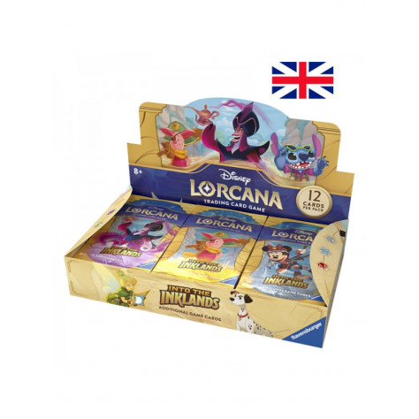 Booster Display (24 Unidades, caja completa) Lorcana Into The Inklands - Disney - Inglés -