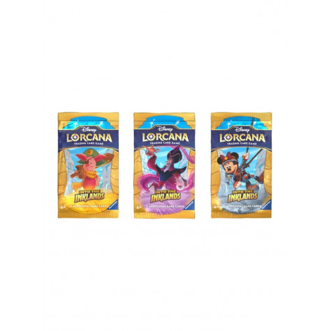 Booster Display (sobres sueltos) Lorcana Into The Inklands - Disney - Inglés -