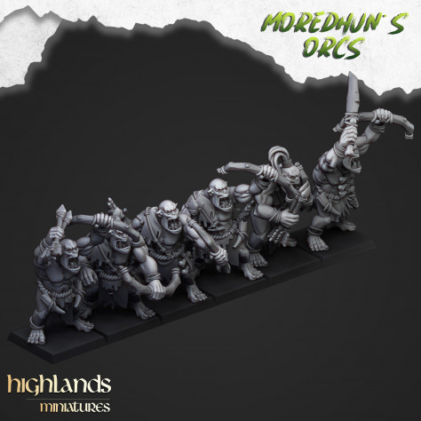 Archers cave orcs - Highlands Miniatures