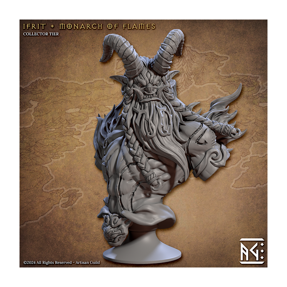 Ifrit Monarch of Flames bust - Artisan Guild