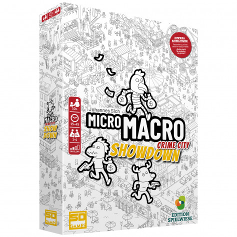 Micro Macro, Showdown, juego de mesa.