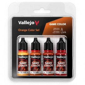 Game color set: Orange 4x18ml - Naranja