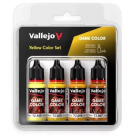 Game color set: Yellow 4x18ml - Amarillo