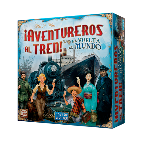 ¡Aventureros al Tren! La Vuelta al Mundo, Juego de mesa