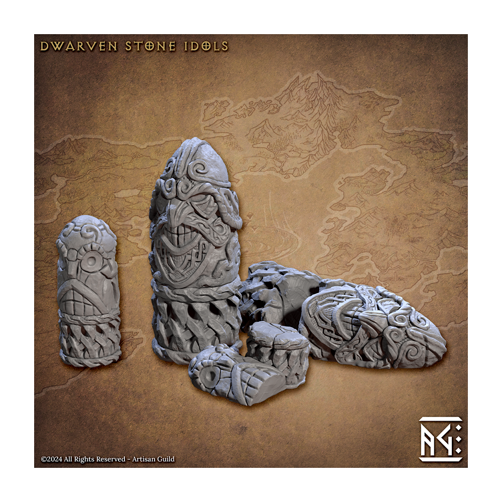 Dwarven Stone Idols - The Quest For Goldvein - Artisan Guild