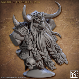 Durnir, Berserker Lord - Bust - Artisan Guild