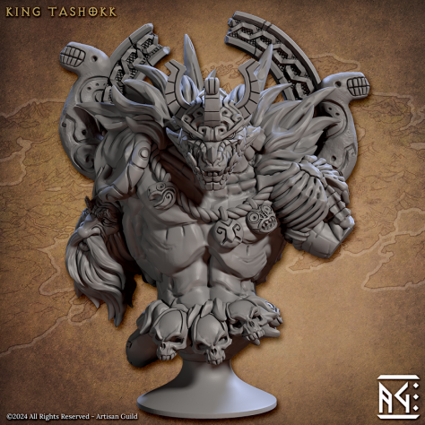 King Tashokk - Bust - Artisan Guild