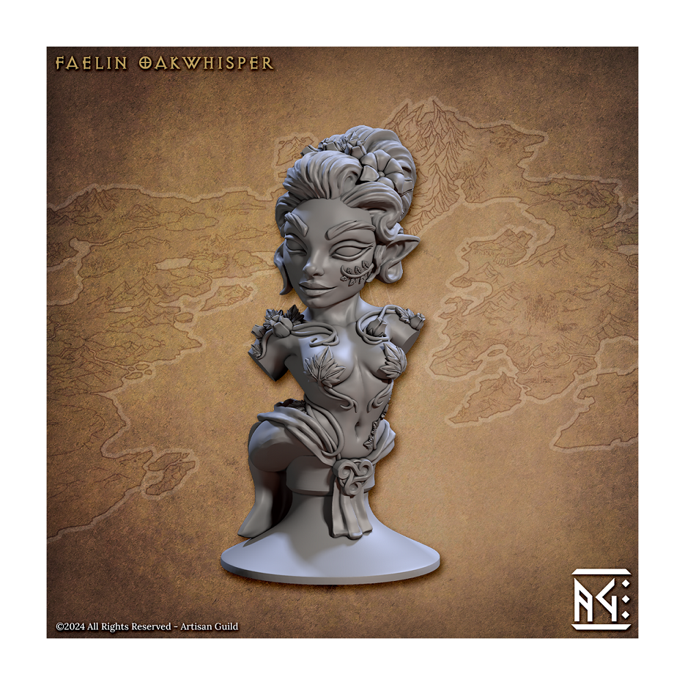 Faelin Oakwhisper - Pinup - Busto