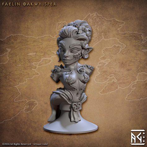 Faelin Oakwhisper - Pinup - Busto