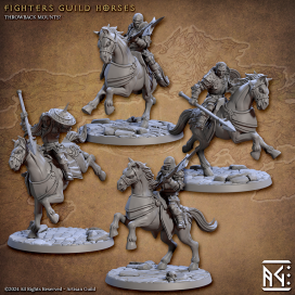 Fighters Guild Horses - Vanguard Fighters Guild