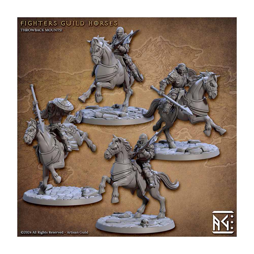 Fighters Guild Horses - Vanguard Fighters Guild