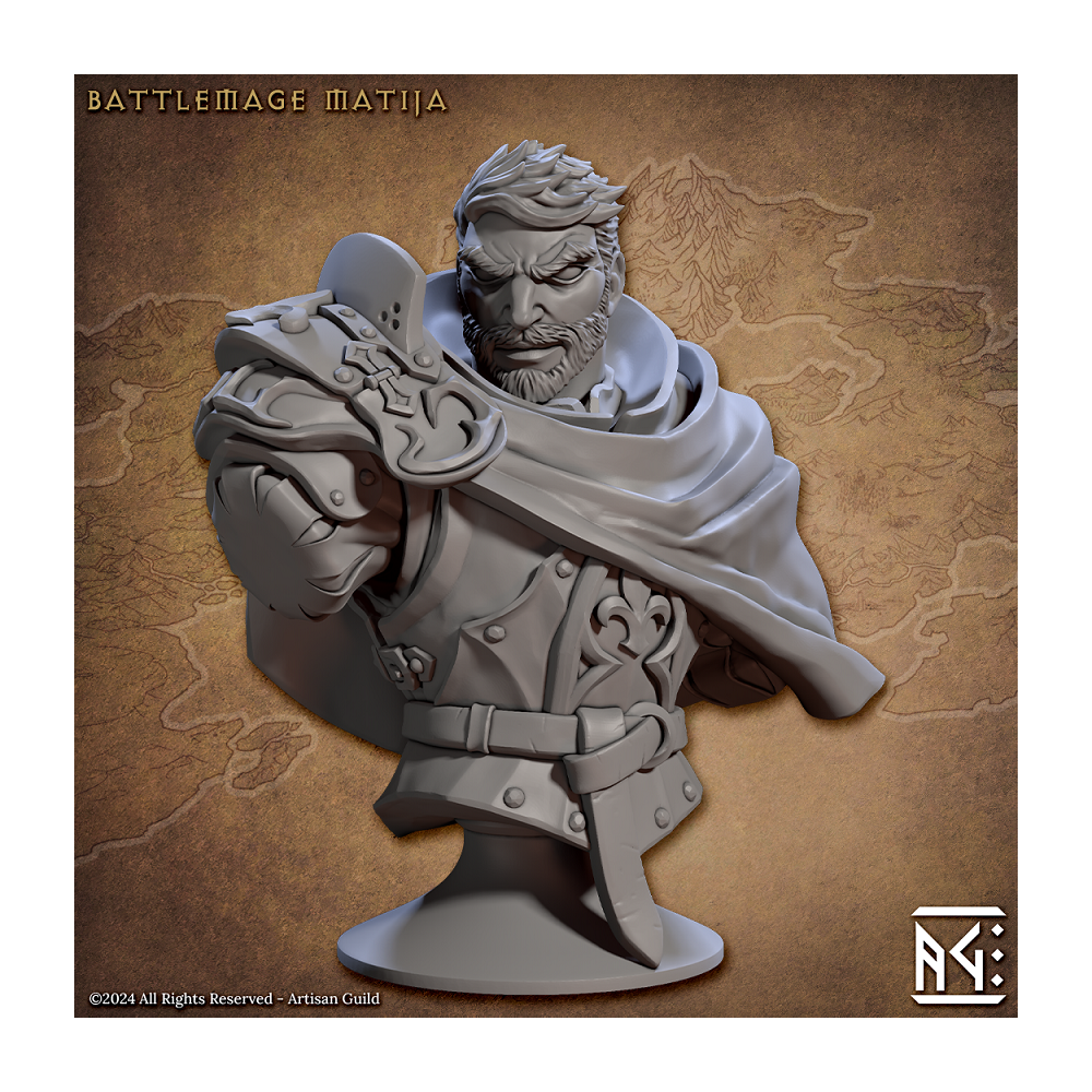 Battlemage Matija - Bust - Vanguard Fighters Guild