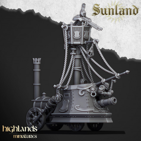 Tanque de Vapor de Sunland - Highlands Miniatures