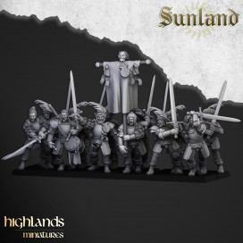 Espaderos Mercenarios de Sunland - Highlands Miniatures