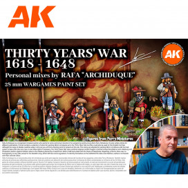 SIGNATURE SET – RAFA »ARCHIDUQUE» – SPECIAL 28MM THIRTY YEARS’ WAR 1618-1648 PAINT SET