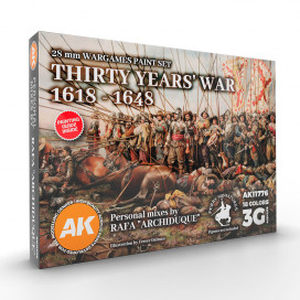 SIGNATURE SET – RAFA »ARCHIDUQUE» – SPECIAL 28MM THIRTY YEARS’ WAR 1618-1648 PAINT SET