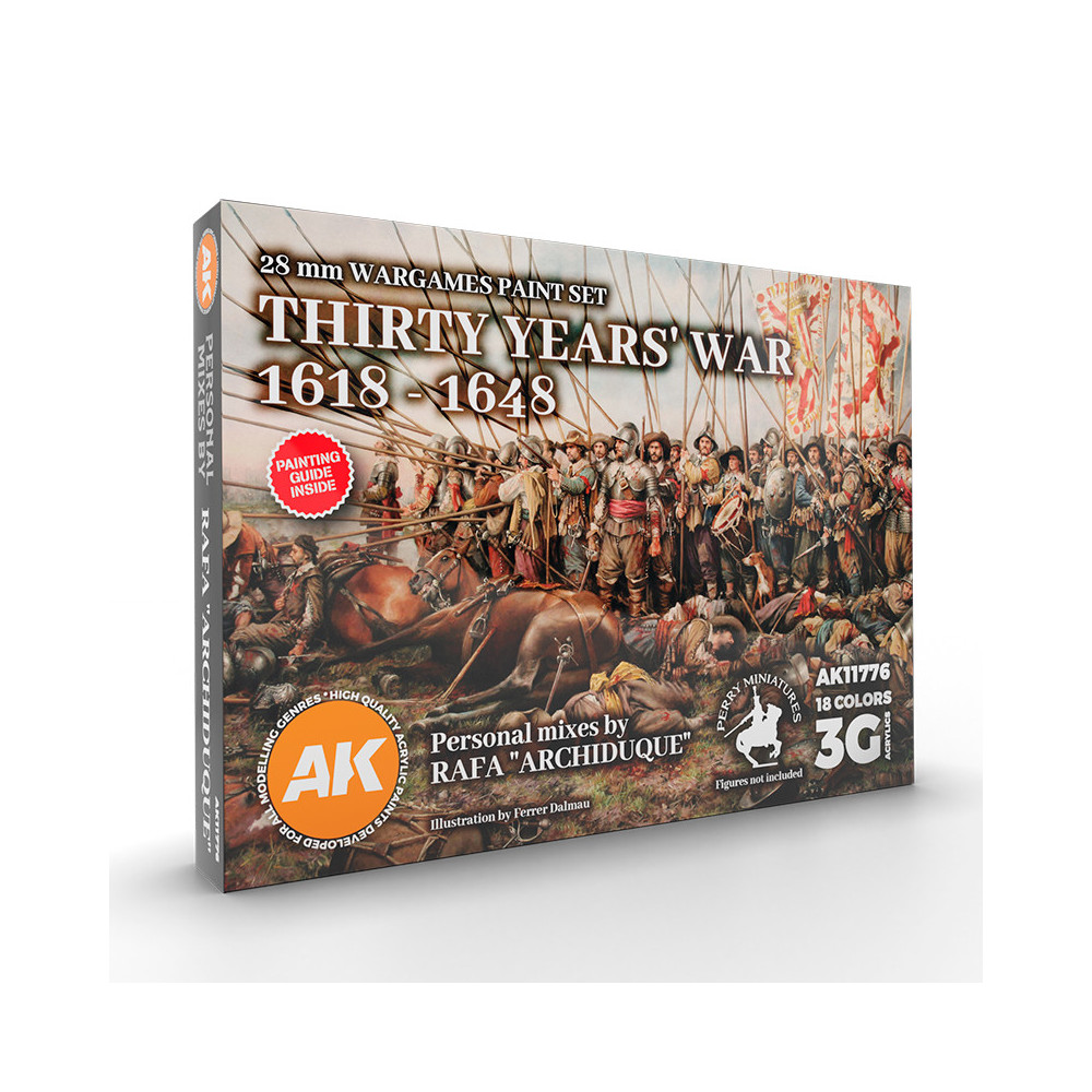 SIGNATURE SET – RAFA »ARCHIDUQUE» – SPECIAL 28MM THIRTY YEARS’ WAR 1618-1648 PAINT SET