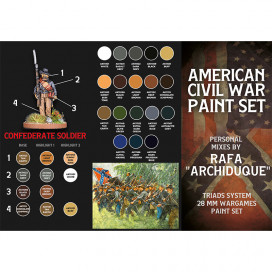 SIGNATURE SET – RAFA «ARCHIDUQUE» – SPECIAL 28MM AMERICAN CIVIL WAR PAINT SET