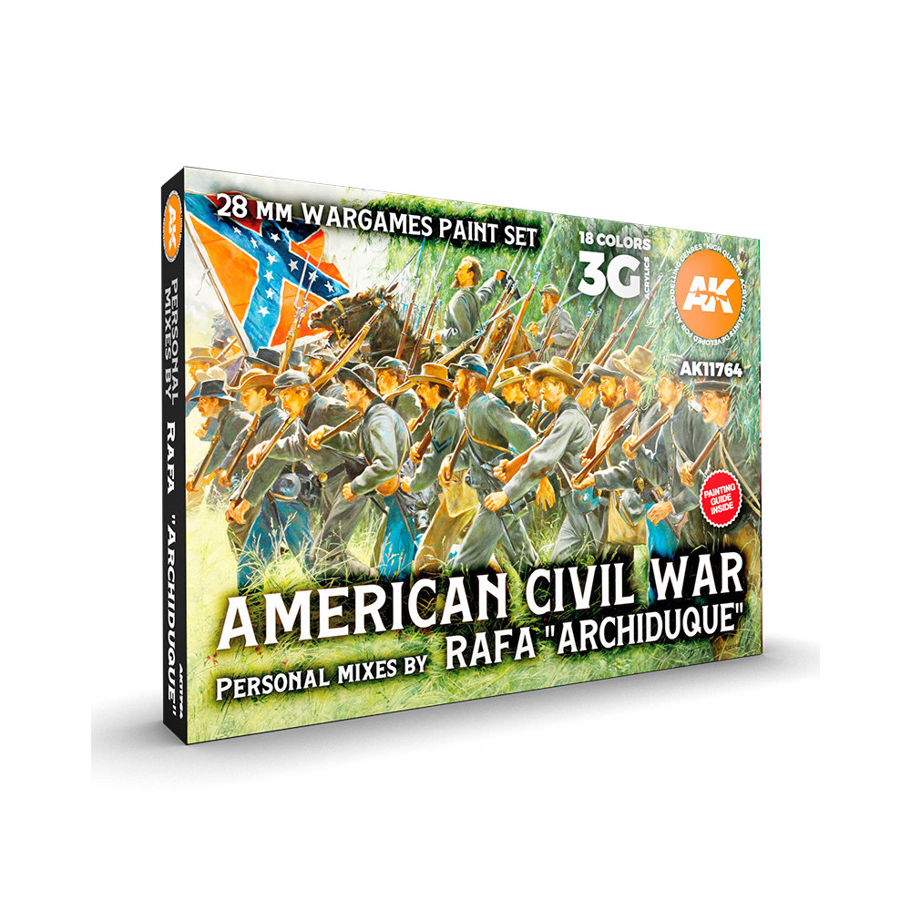 SIGNATURE SET – RAFA «ARCHIDUQUE» – SPECIAL 28MM AMERICAN CIVIL WAR PAINT SET