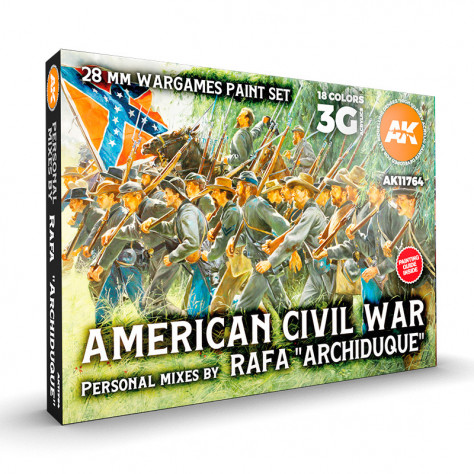 SIGNATURE SET – RAFA «ARCHIDUQUE» – SPECIAL 28MM AMERICAN CIVIL WAR PAINT SET