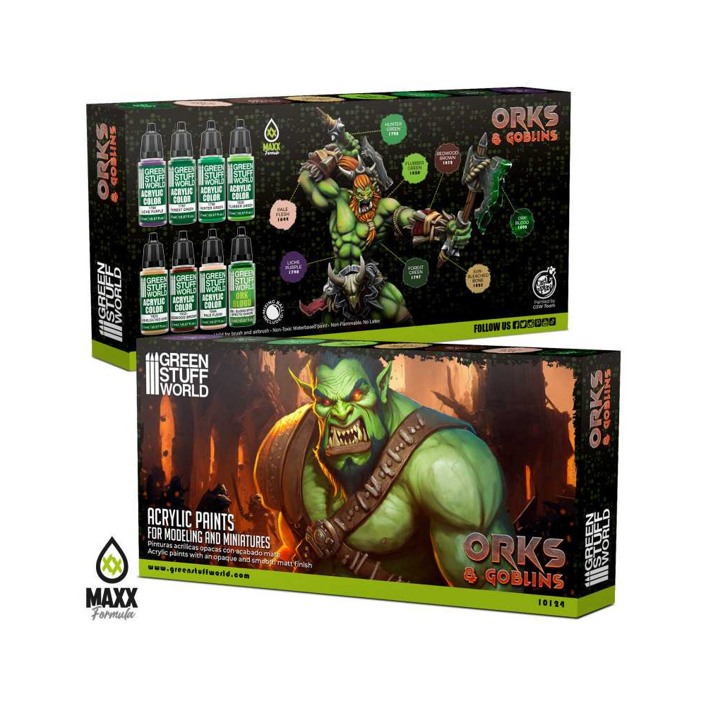 Set Pintura - Orcos y Goblins