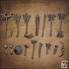 Armamento Orcos de Blackcrag