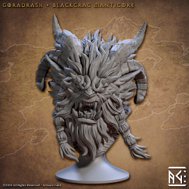 Goradrash, Mantícora de Blackcrag - Busto