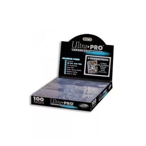 Hojas 9 Bolsillos Platinum Ultra Pro - (unidades sueltas)