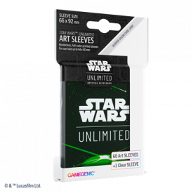 SW: UNLIMITED ART SLEEVES CARD BACK GREEN