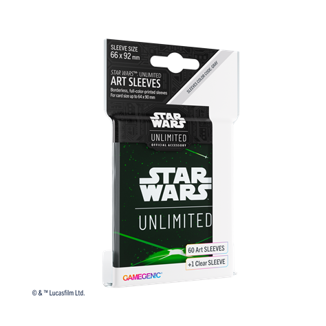 SW: UNLIMITED ART SLEEVES CARD BACK GREEN