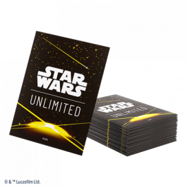 SW: UNLIMITED ART SLEEVES CARD BACK YELLOW