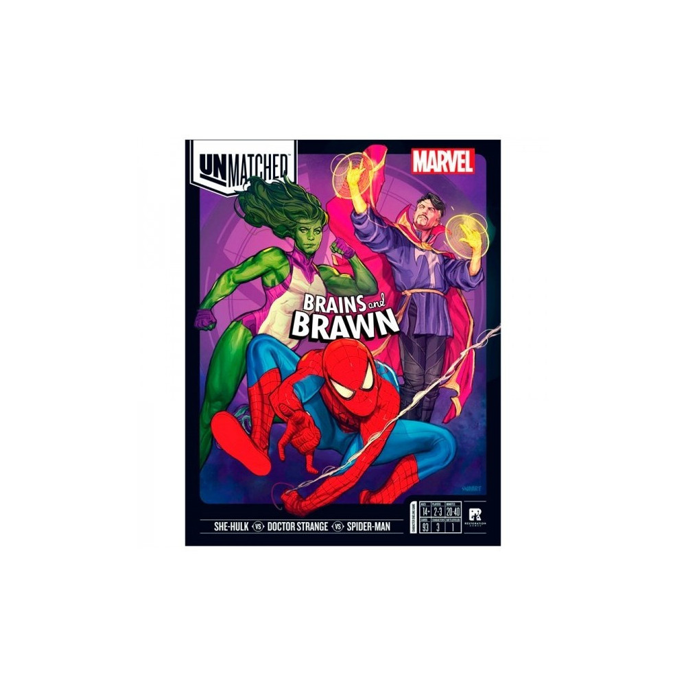 Unmatched Marvel 5: Brains & Brawn -  Inglés  Juego básico