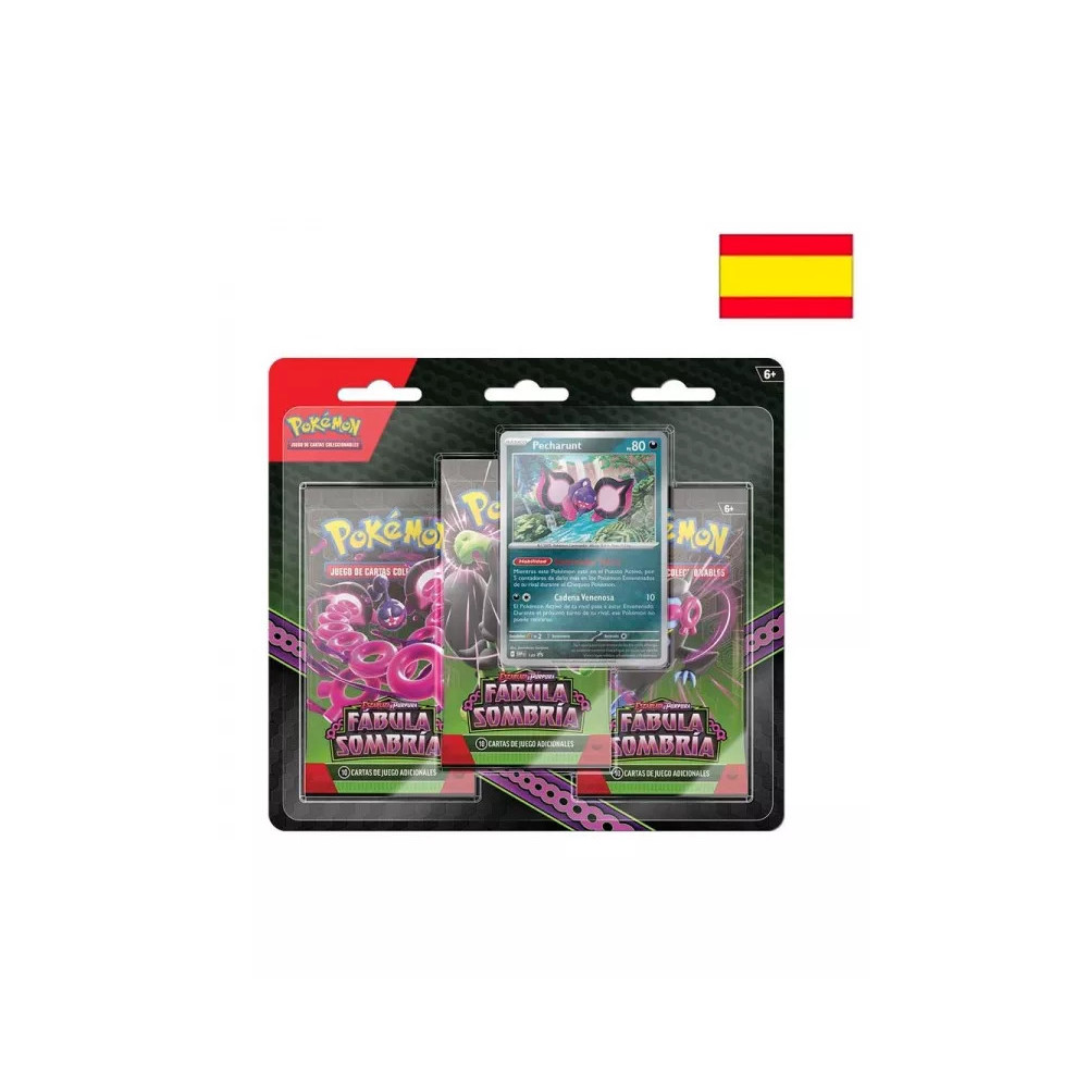 Booster 3-Pack blister SV 6.5 Español - Fábula Sombría Pokemon TCG