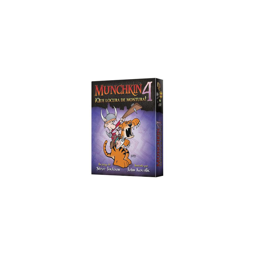 MUNCHKIN 4: ¡QUE LOCURA DE MONTURA!