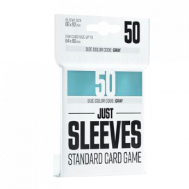 JUST SLEEVES STANDARD CARD GAME CLEAR (50)