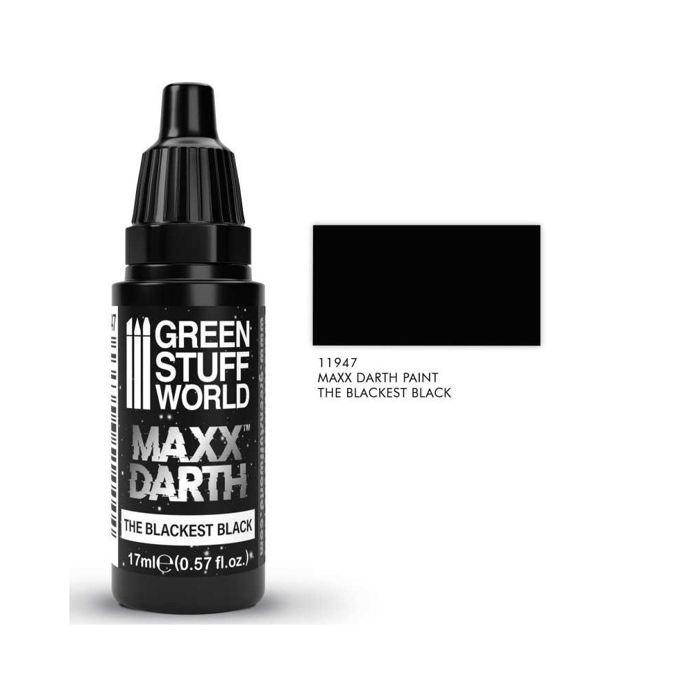 Pintura más negra Maxx Darth 17 ml -  GREEN STUFF WORLD