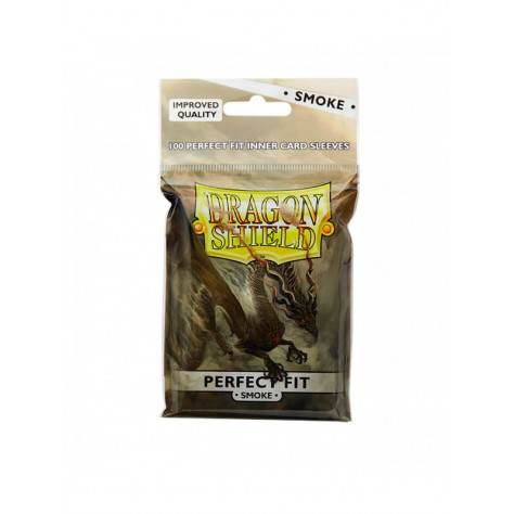 Fundas Standard Perfect Fit Smoke Transparente (100 Fundas) Dragon Shield.