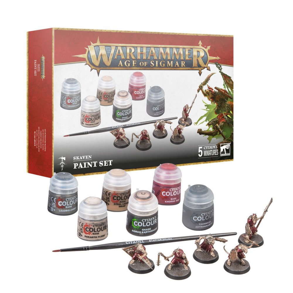 Set de pinturas Skaven - Age of Sigmar