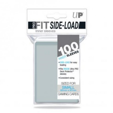 Fundas Small 60mm X 87mm Pro Fit Side Load Transparente (100 Fundas) Ultra Pro