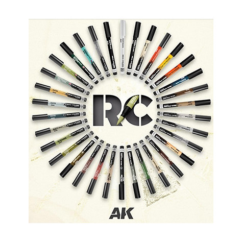 Real Colors Markers - Rotuladores AK INTERACTIVE