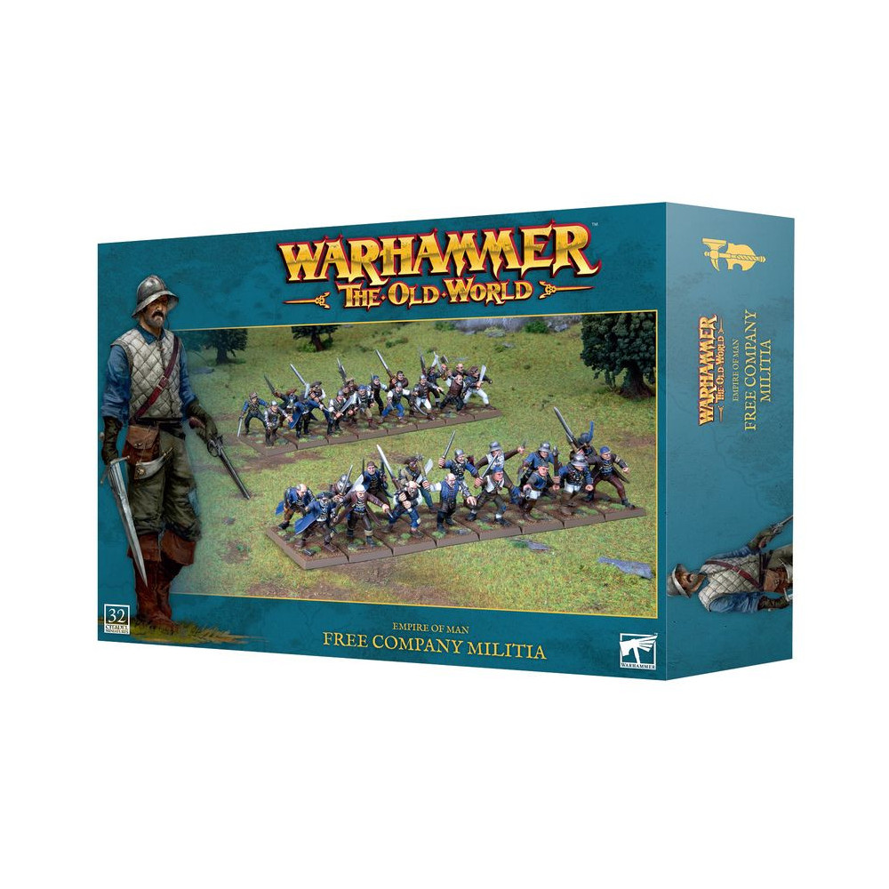 FREE COMPANY MILITIA - EMPIRE OF MAN - WARHAMMER THE OLD WORLD