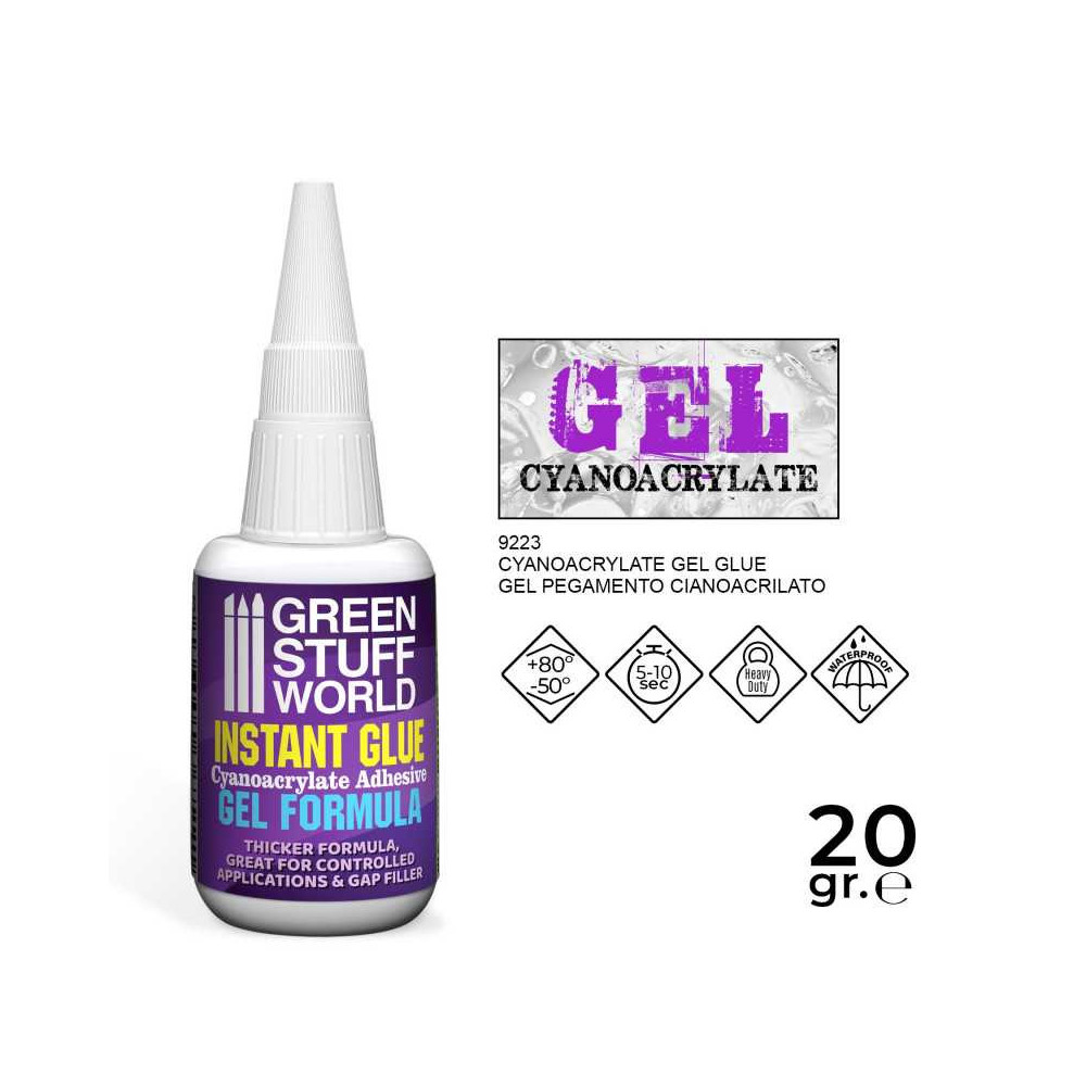 Pegamento Cianoacrilato Gel 20 gr