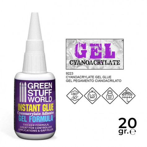 Pegamento Cianoacrilato Gel 20 gr